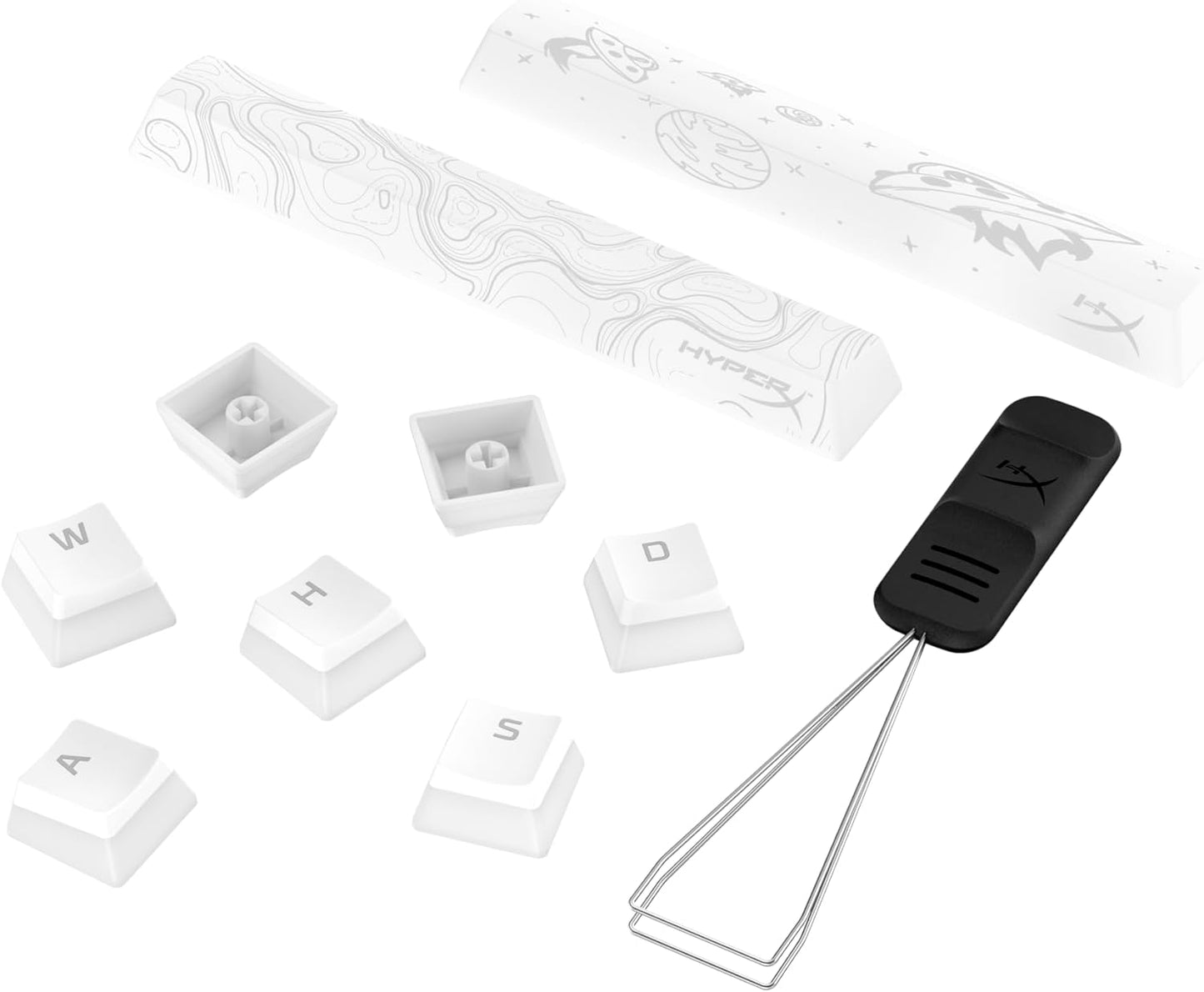 HyperX 7G8K2AA#ABA White Pudding Keycap Set