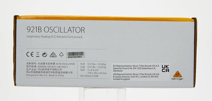 Behringer 921B OSCILLATOR Analog VCO Eurorack Module