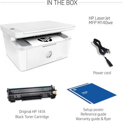 HP New Version HP+, M140we LaserJet MFP Wireless Printer