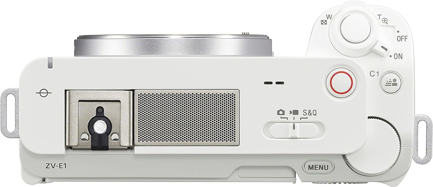 Sony Alpha ZV-E1 Full-Frame Mirrorless Vlog Camera White