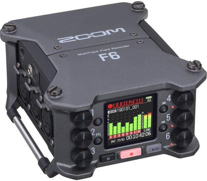 Zoom F6 Multitrack Field Recorder with Bluetooth Adapter