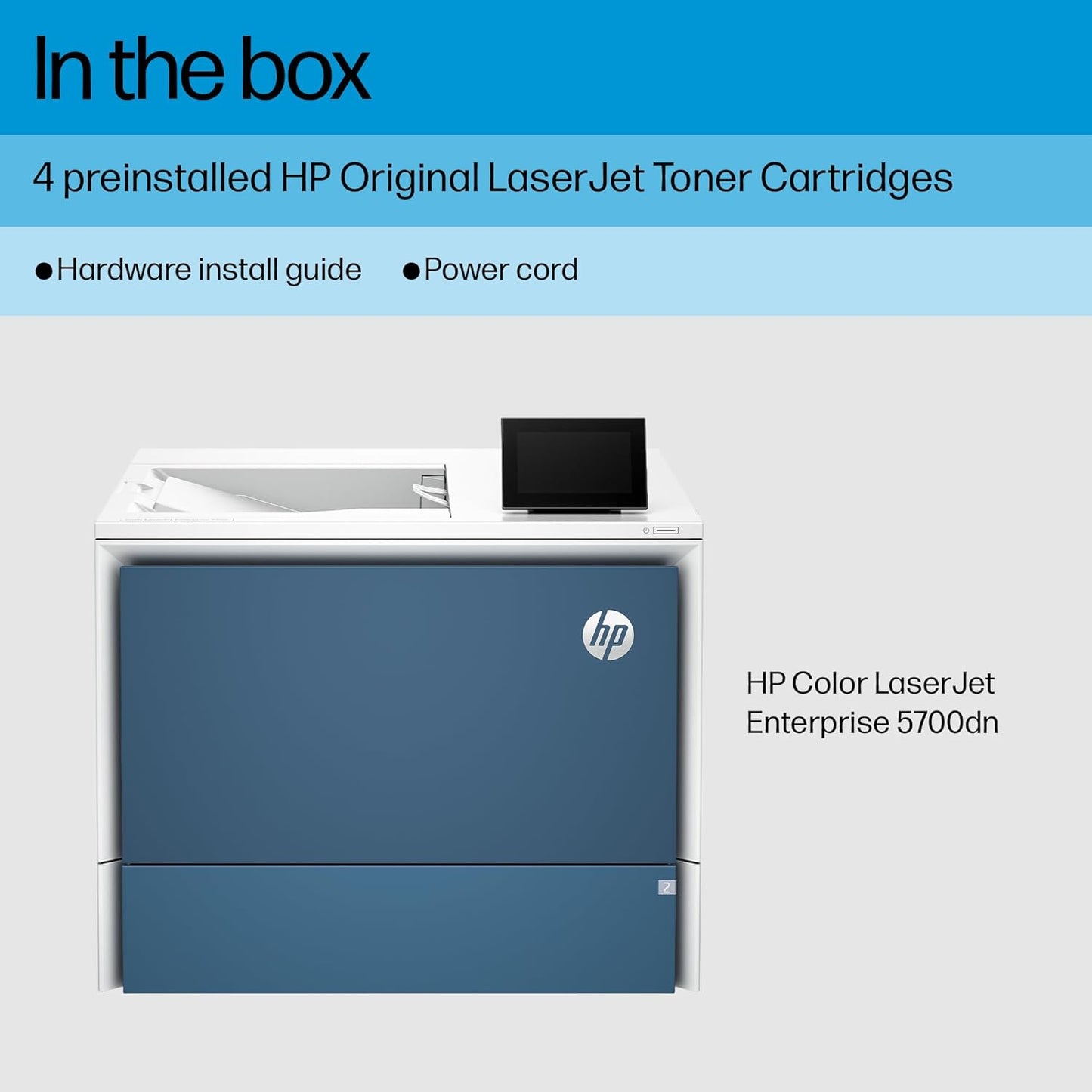 HP 5700dn Color LaserJet - Enterprise Printer - High Capacity - 6QN28A