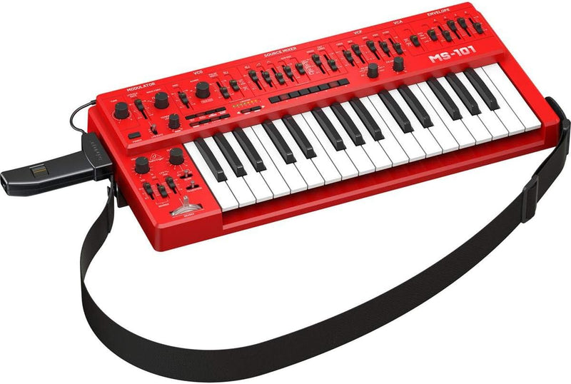 Behringer MS-1-RD Analog Synthesizer - Red — main product image
