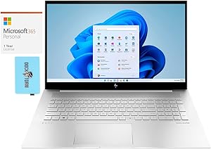 HP 436X3AV Envy 17t Laptop i7 64GB 2TB SSD 17.3" 4K Win 11 Pro