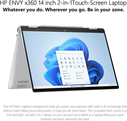 HP Envy 2-in-1 Laptop Ryzen 5 16GB 512GB Touchscreen