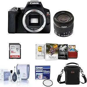 Canon Rebel SL3 DSLR Camera 18-55mm Lens Bundle