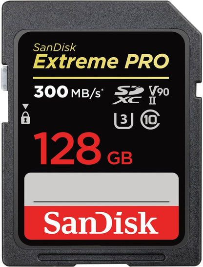 SanDisk SDSDXDK-128G-GN4IN 128GB Extreme PRO SDXC UHS-II Card
