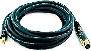 Monoprice CNE600741 XLR Female to RCA Male Cable 10ft — main product image