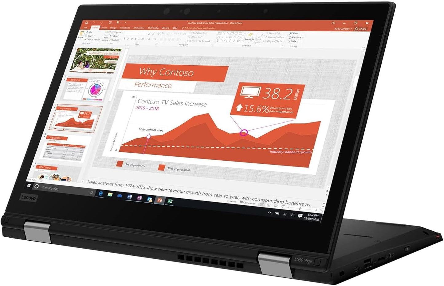 Lenovo ThinkPad L390 Yoga 2-in-1 Touchscreen Laptop