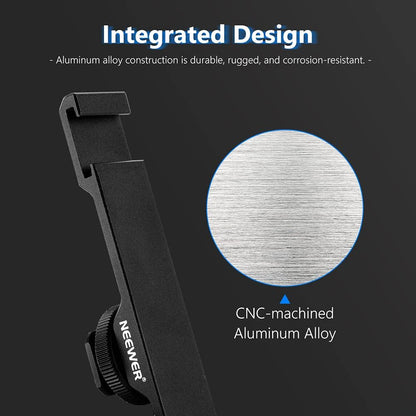 Neewer 10100281 Dual Cold Shoe Mount Extension Bracket