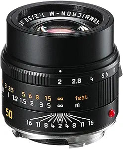 Leica 11141 50mm f/2 APO-Summicron-M Lens Black