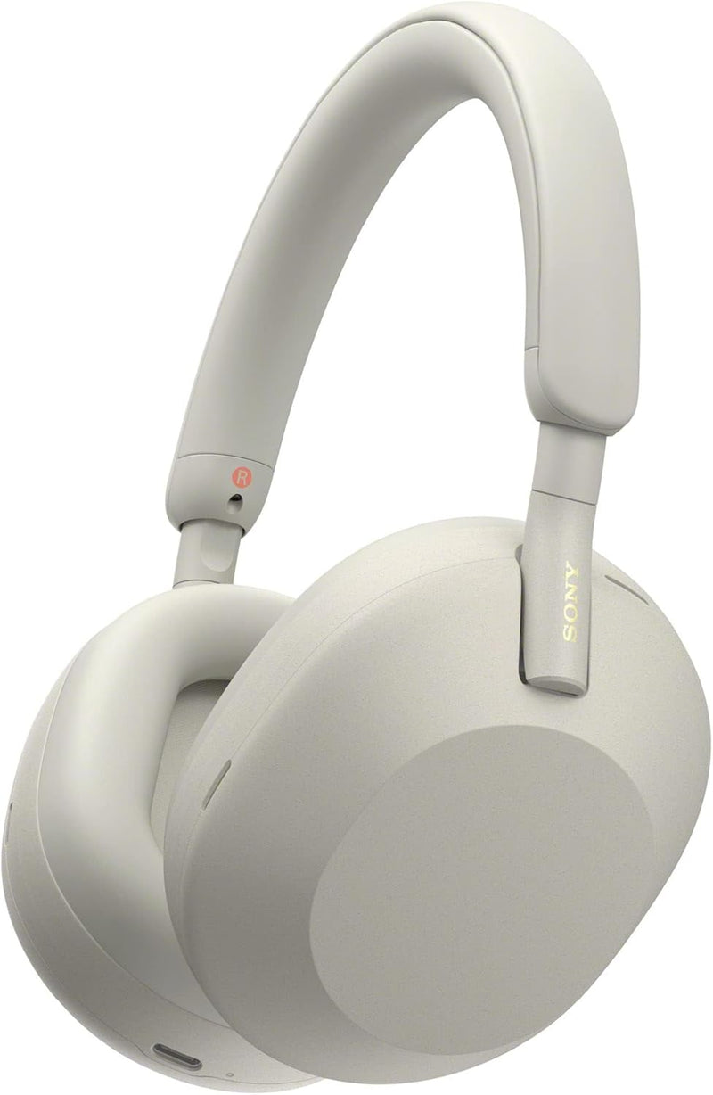 Sony WH1000XM5/S Wireless Noise Canceling Headphones Silver — main product image