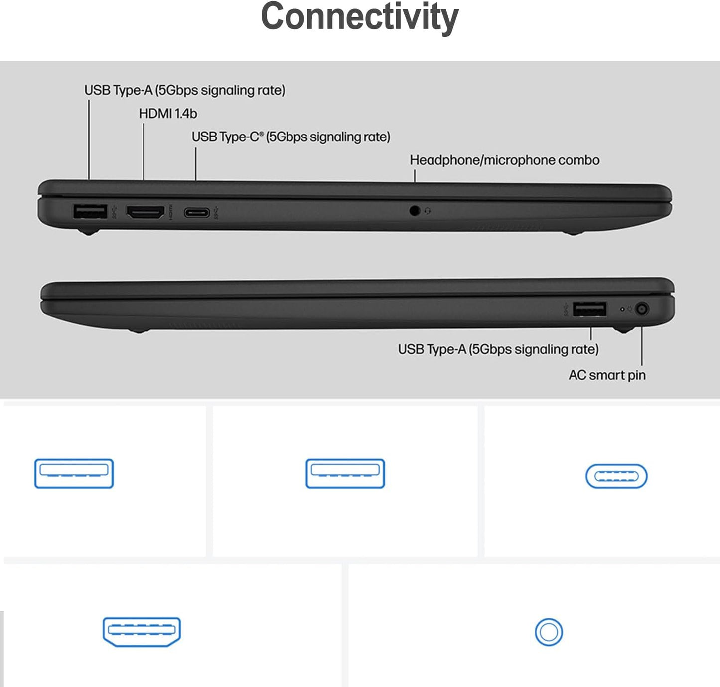 HP TPN-Q284_632**AV 15.6" Laptop Intel N200 16GB RAM 128GB SSD