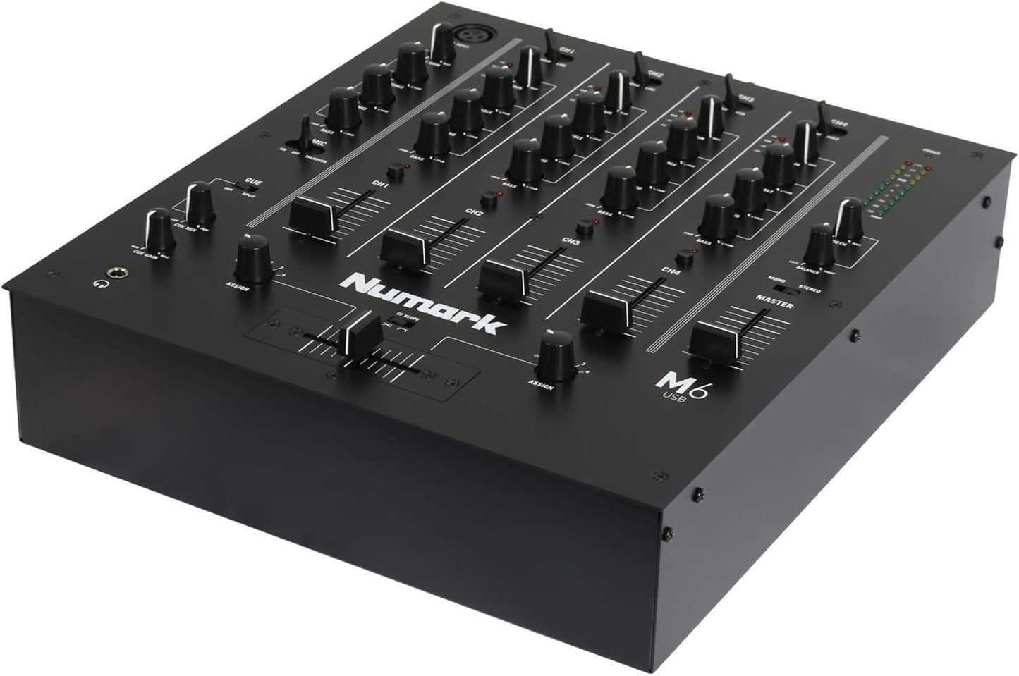 Numark M6USBBLACK 4-Channel DJ Mixer USB Interface