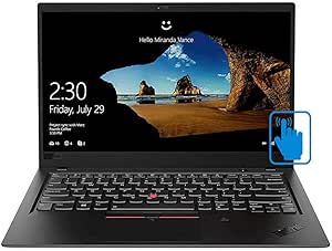 Lenovo 20QD-cr ThinkPad X1 Carbon Touch Laptop — main product image