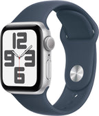 Apple Watch SE (2nd Gen) GPS 40mm Silver Aluminum Storm Blue Band
