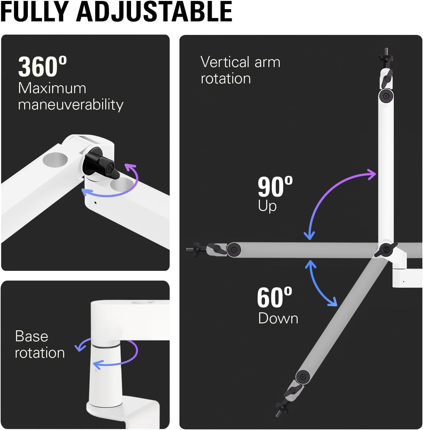 Elgato 20AAN9903-wt Wave Mic Arm LP White