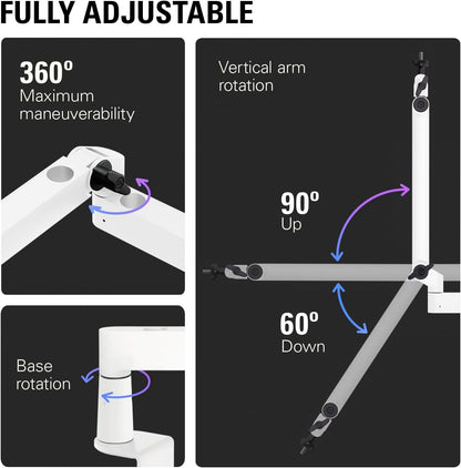 Elgato 20AAN9903-wt Wave Mic Arm LP White