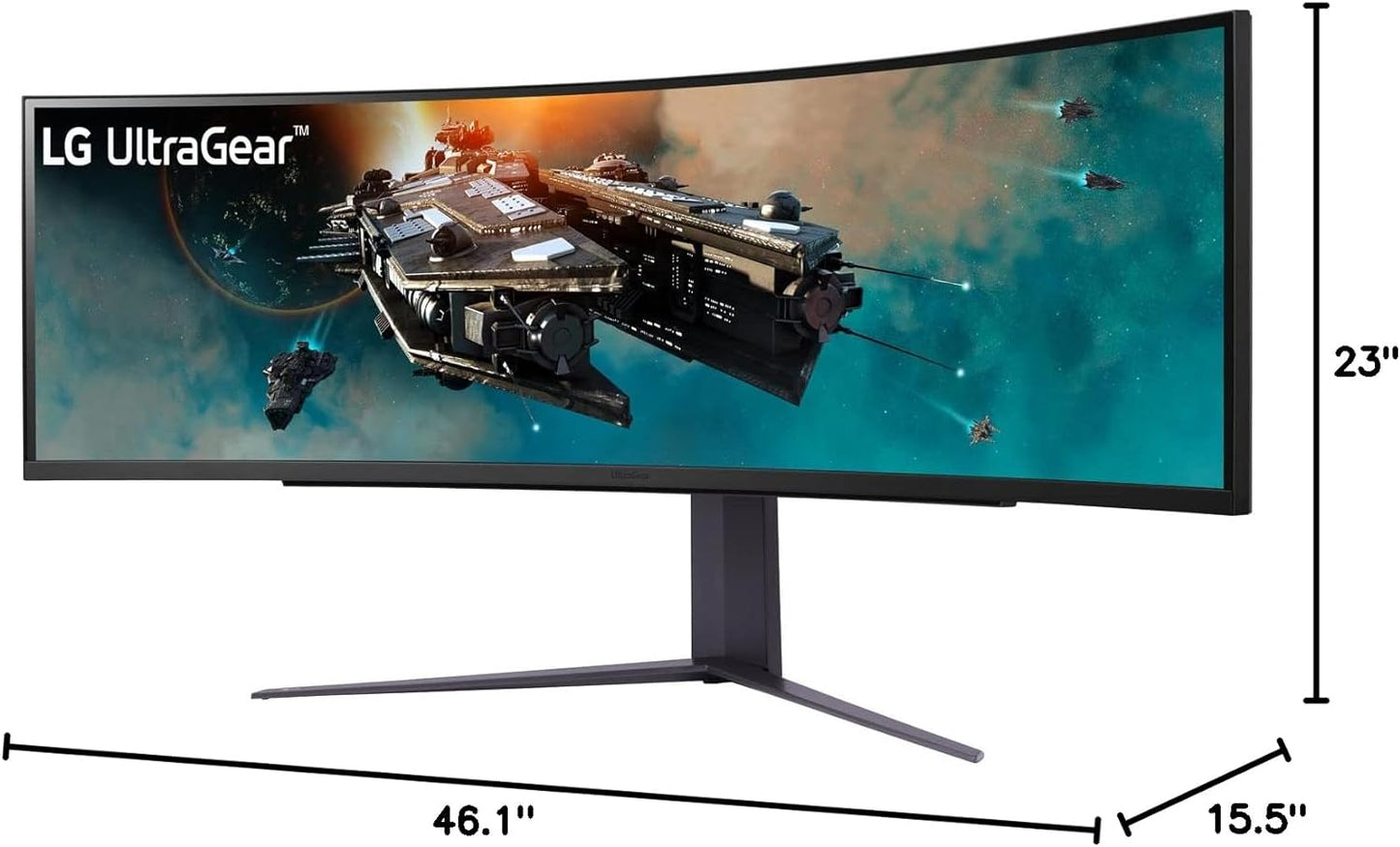 LG 49GR85DC-B.AUS 49" UltraGear 240Hz Curved Gaming Monitor
