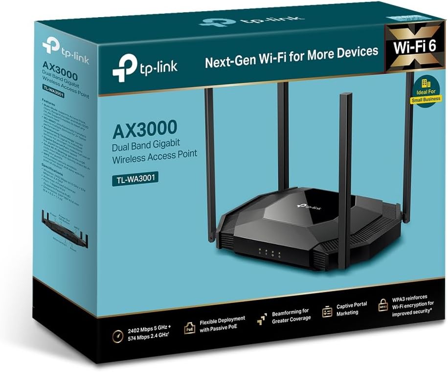 TP-Link TL-WA3001 AX3000 WiFi 6 Access Point