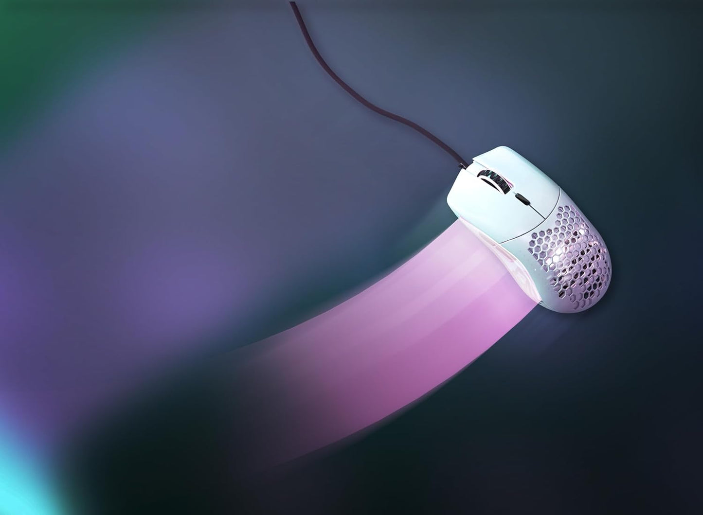 Glorious GO-WHITE Model O Wired Gaming Mouse