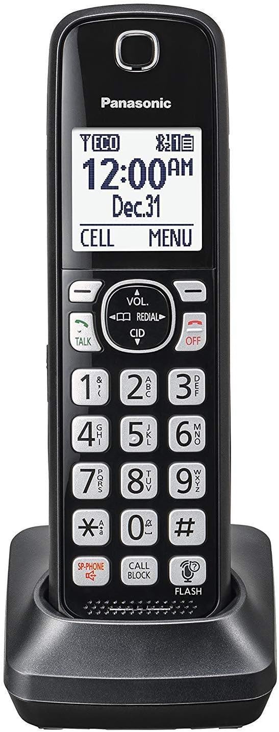 Panasonic KX-TGFA51B Cordless Handset Accessory (Black) — main product image