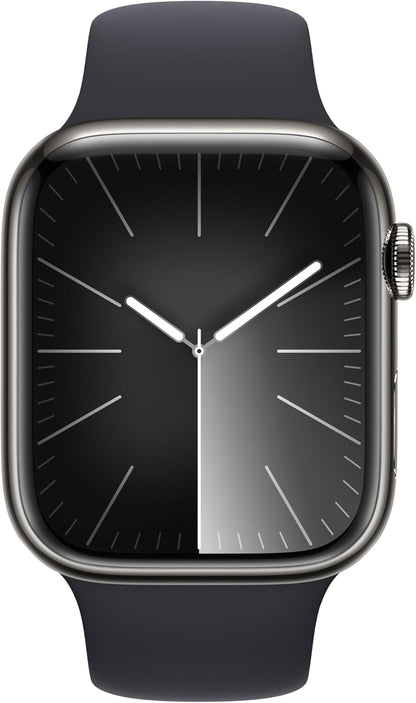 Apple MRMW3LL/A: Watch Series 9, 45mm GPS + Cellular, Graphite