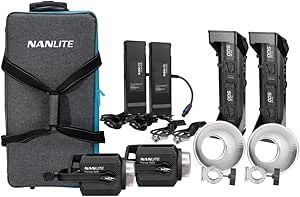 Nanlite 789456 Forza 500 LED Monolight 2-Light Kit