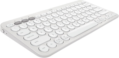 Logitech 920-011776 Pebble Keys 2 K380s Bluetooth Keyboard - White