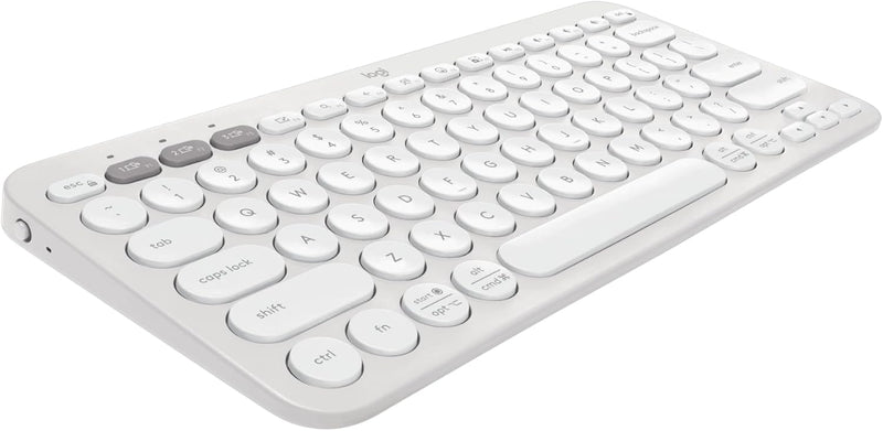 Logitech 920-011776 Pebble Keys 2 K380s Bluetooth Keyboard - White — main product image