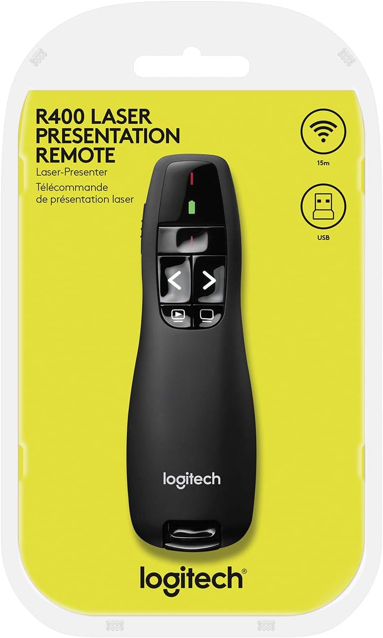 Logitech 910-001354 Wireless Presentation Remote with Laser Pointer