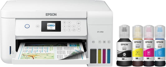 Epson ET-2760 White EcoTank Wireless All-in-One Printer