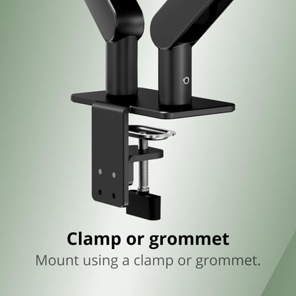 AOC AM420G Dual Monitor Desk Mount - 17-34 Inch Adjustable Stand