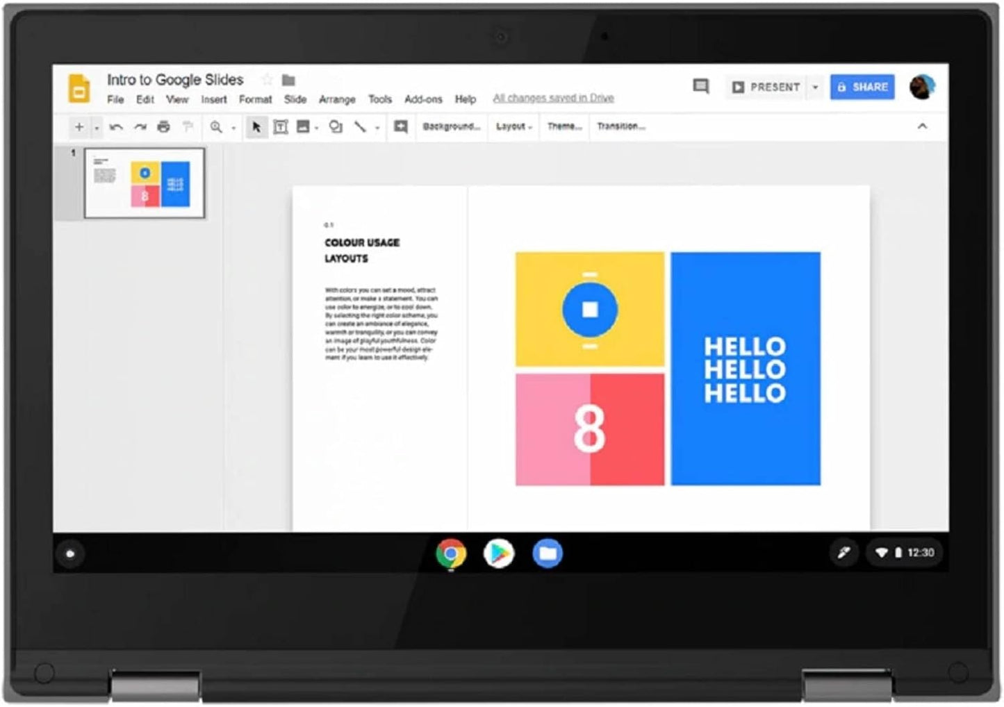 Lenovo 81H00000US 300e Chromebook 2-in-1 Touch - Renewed