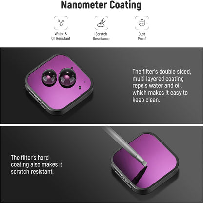 Neewer 10101987 ND Filter Set for GoPro Hero 12/11/10/9