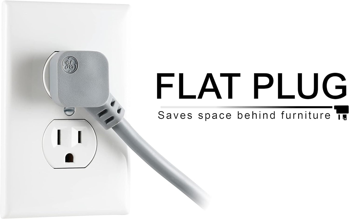 GE DFTQ-R201 6-Outlet Surge Protector Power Strip