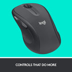 Logitech 910-006030 M510 Wireless Mouse - Graphite USB Receiver