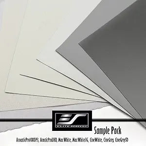 Elite Screens SamplePack7 Projection Screen Material Samples