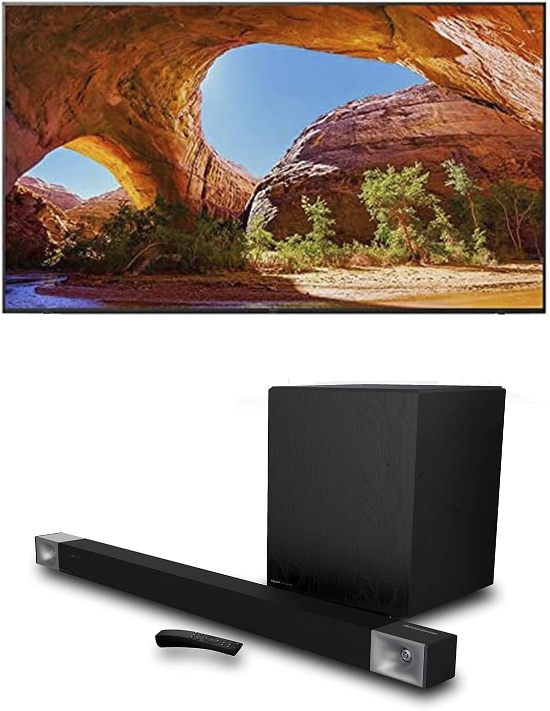 Sony KD85X91J 85" 4K TV & Klipsch Cinema 800 Soundbar (Used)