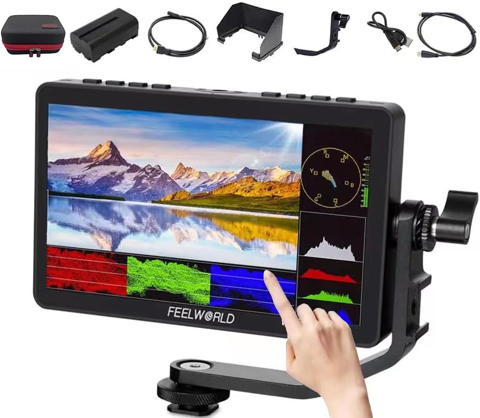 FEELWORLD F5 Pro V4 6" 4K HDMI Touch Camera Monitor