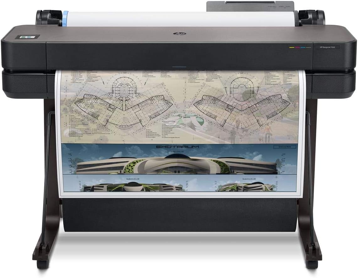 HP DesignJet T630 36" Wireless Color Inkjet Plotter Bundle