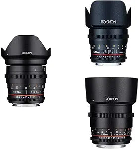 Rokinon Cine DS Essentials 3-Lens Kit Canon — main product image