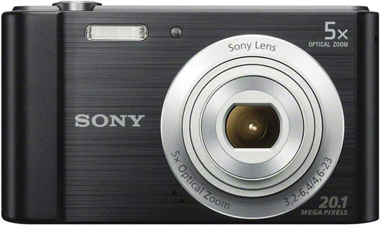 Sony DSCW800/B 20.1MP Digital Camera Black Renewed