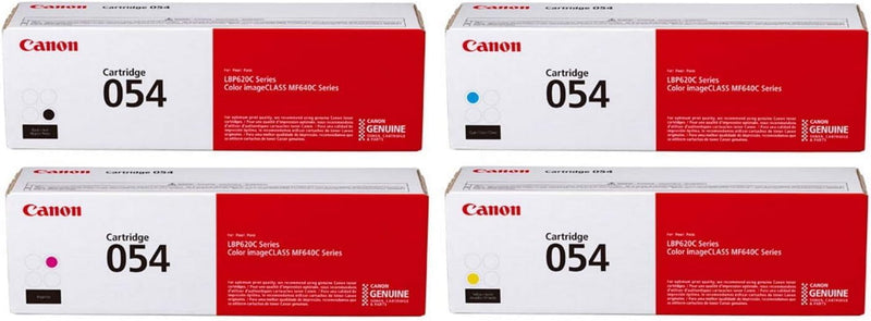Canon CRG-054 Genuine 4-Color Toner Cartridge Set — main product image