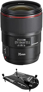Canon 35mm F/1.4L II USM Wide Angle Lens Bundle