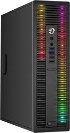 HP EliteDesk Desktop RGB Gaming PC AMD 1TB SSD Renewed