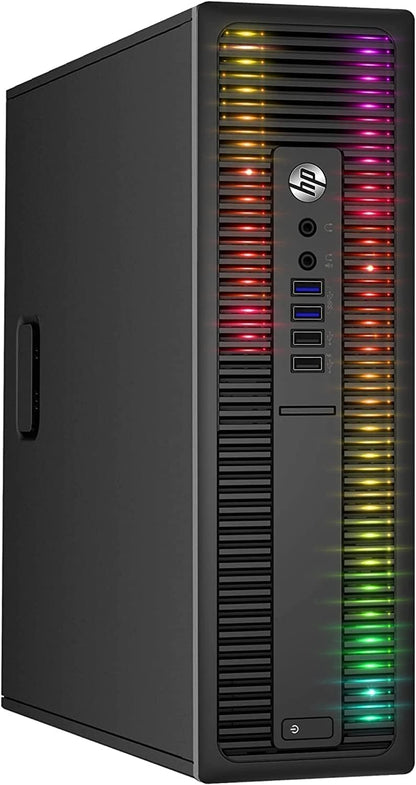 HP EliteDesk Desktop RGB Gaming PC AMD 1TB SSD Renewed