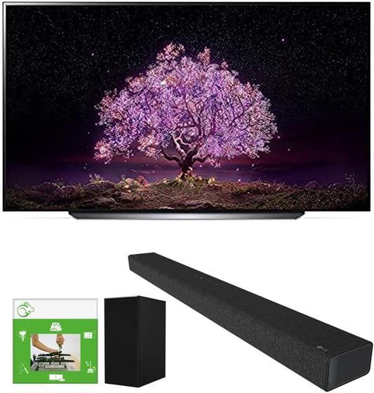 LG OLED83C1PUA 83" OLED TV & SP7Y 5.1 Soundbar Bundle