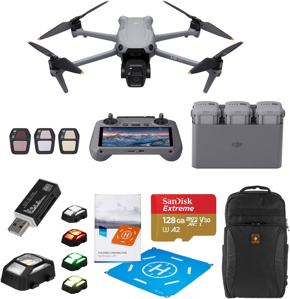 DJI DJI Air 3S Drone Fly More Combo with RC 2