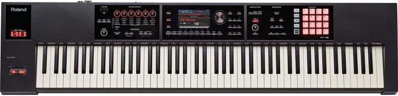 Roland FA-08 88-Key Music Workstation Backlit Pads — main product image